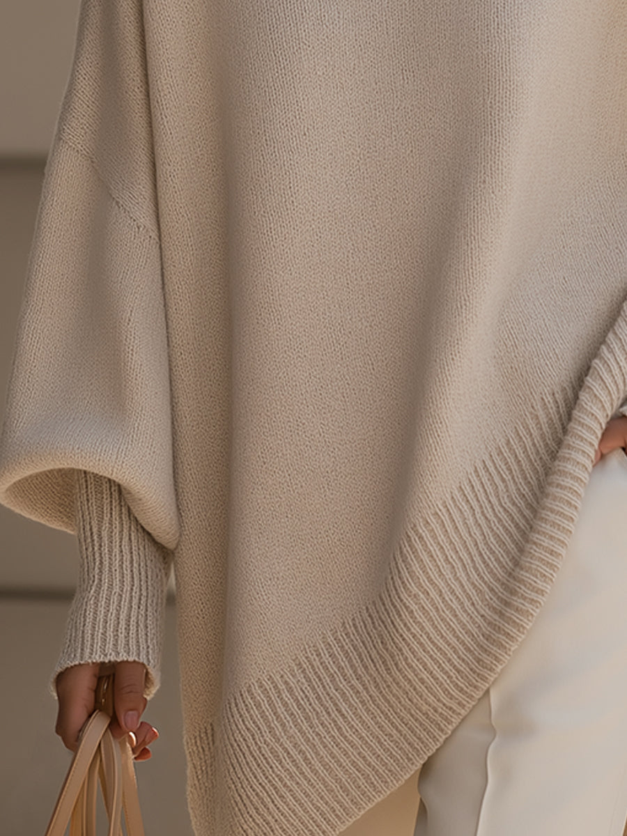 WANWEN | SOPHISTICATED WOOL BLEND SWEATER