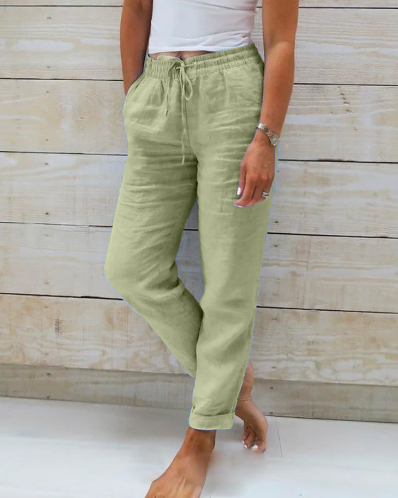 AVERIE | RELAXED DRAWSTRING TROUSERS