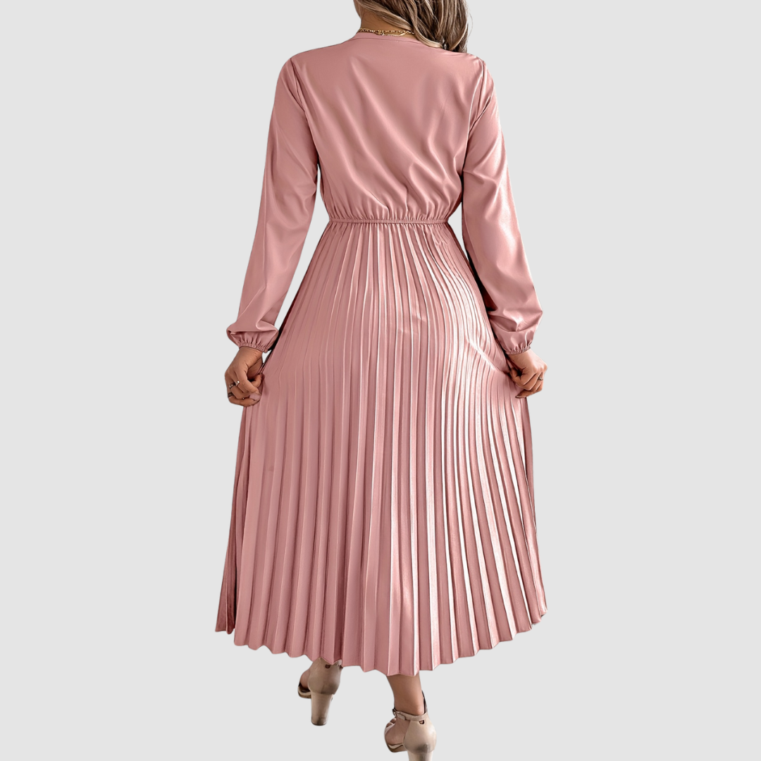 ROSALIND QUINN | LACE V-NECK A-LINE DRESS