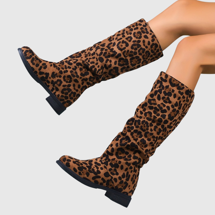 SELAH | LEOPARD MID-CALF BOOTS