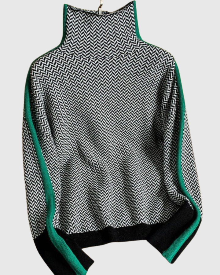 CELIANNE | ELEGANT LONG-SLEEVE TURTLENECK SWEATER