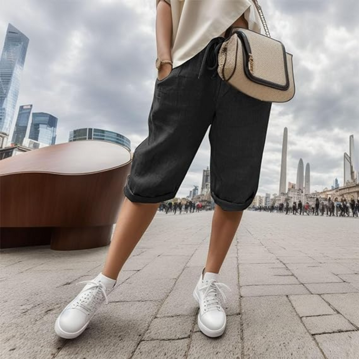 NOA | COTTON LINEN SHORTS