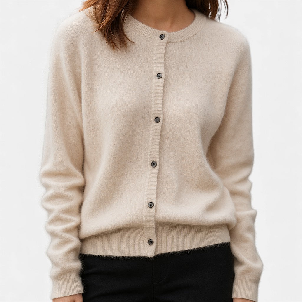 Nivola - Mink Cashmere Cardigan