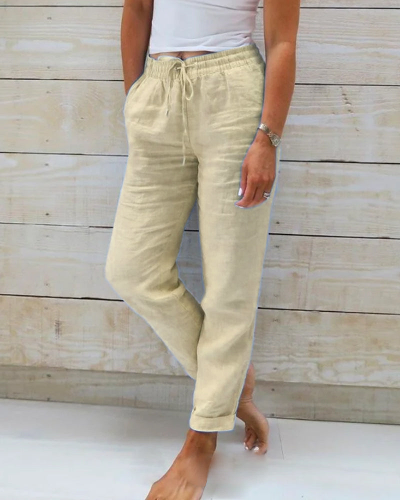 AVERIE | RELAXED DRAWSTRING TROUSERS