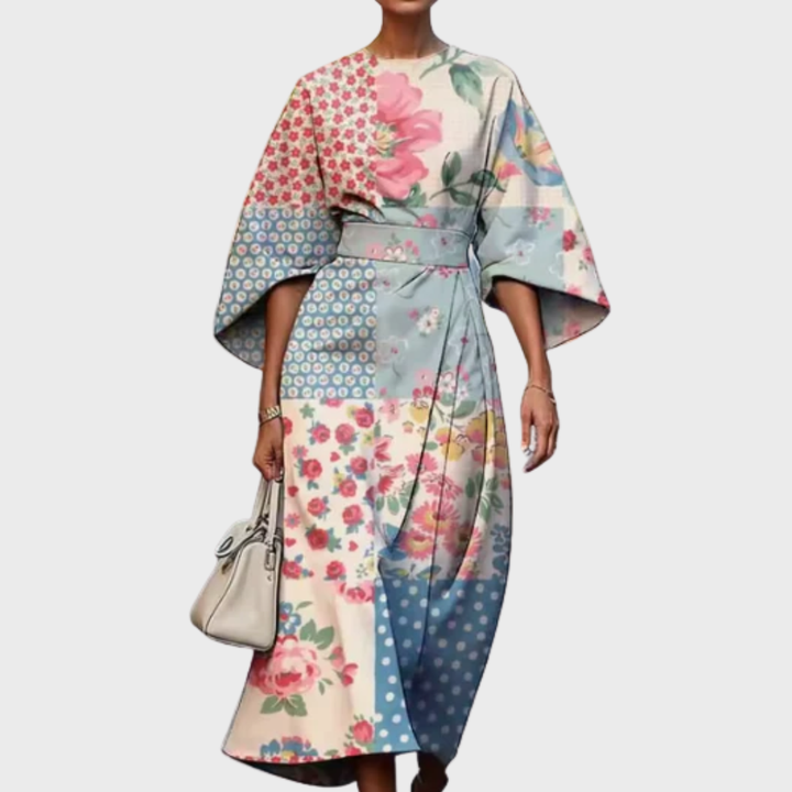 EDRICA | ELEGANT FLORAL DRESS