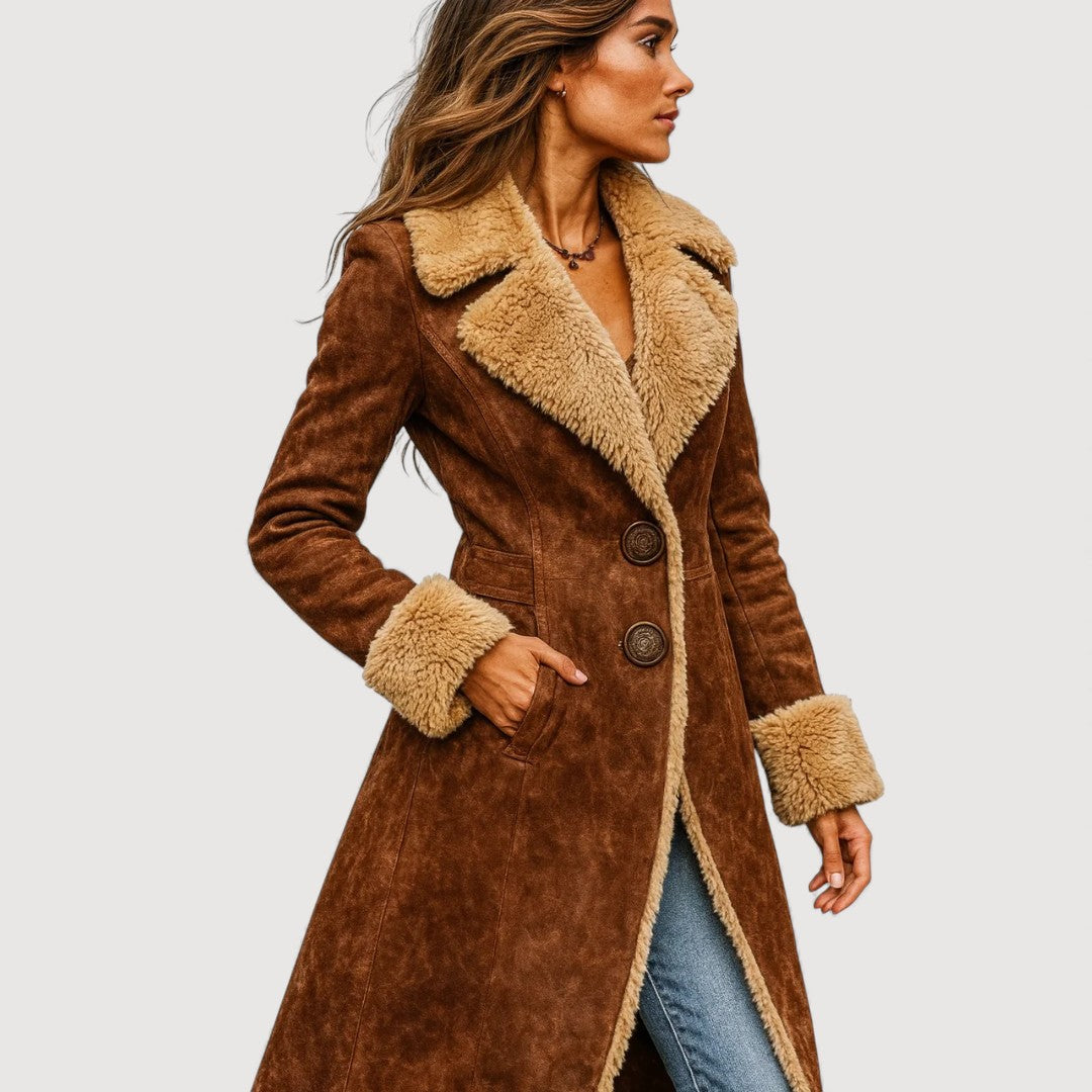 ARIELLE – SHEARLING COAT