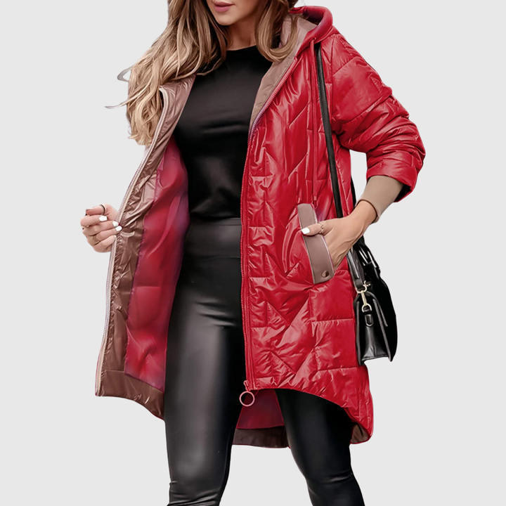 ELEANOR | QUILTED HOODED COAT