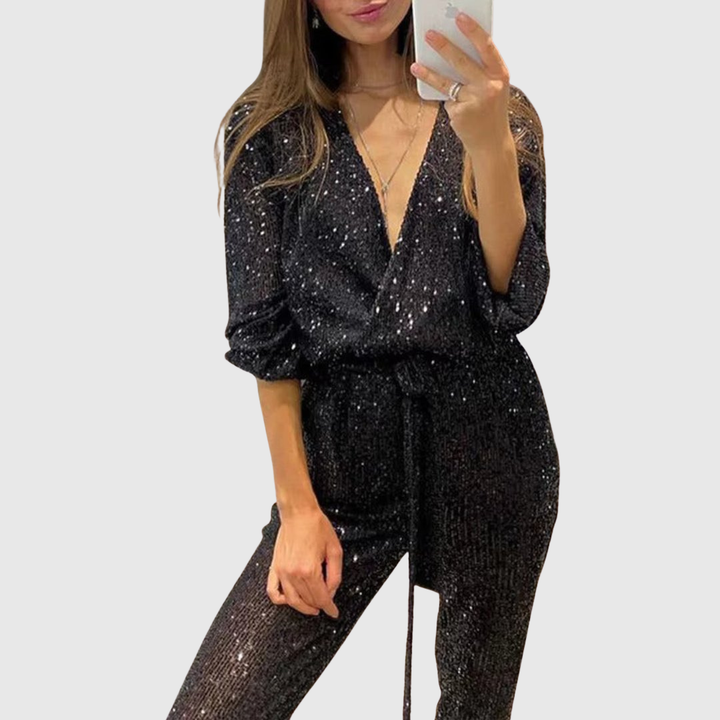 ARALYN | SPARKLING PARTY JUMPSUIT