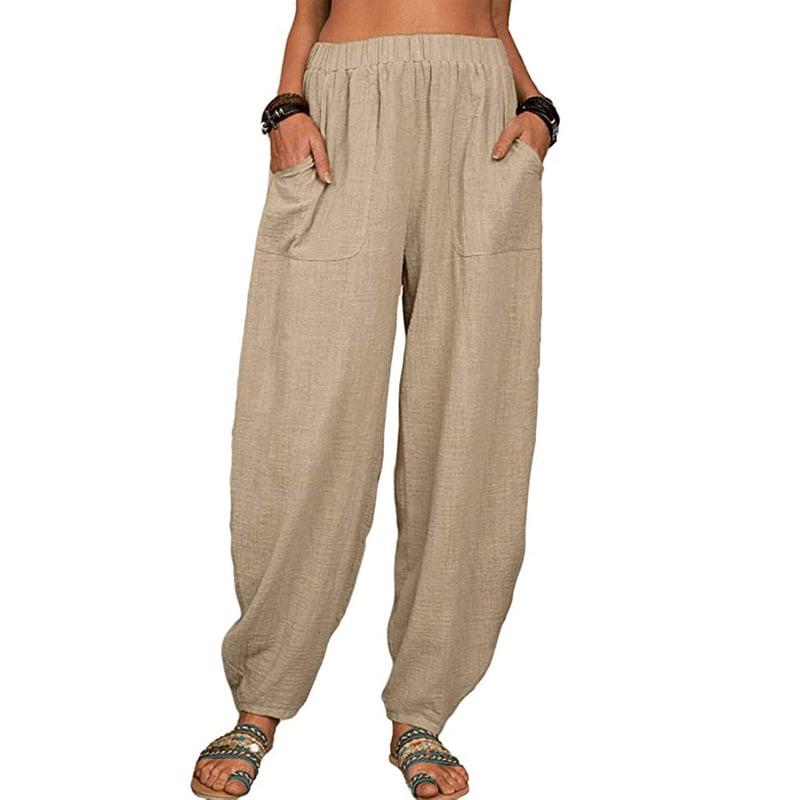 ELVIANE | CASUAL COTTON-LINEN HAREM PANTS