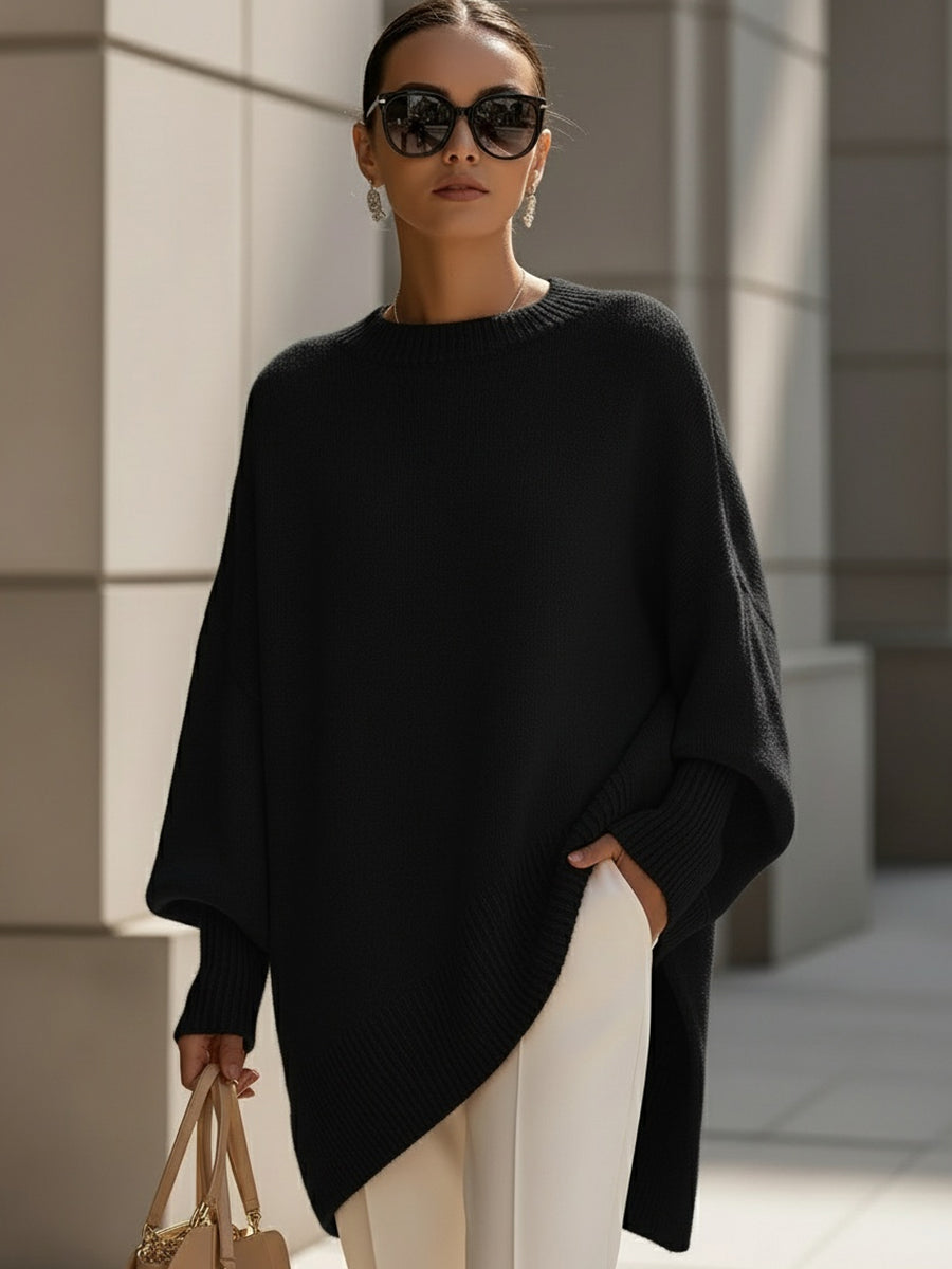WANWEN | SOPHISTICATED WOOL BLEND SWEATER