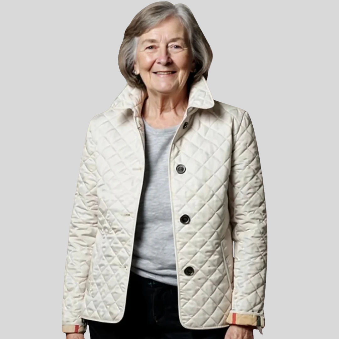 HAILEY | CASUAL QUILTED JACKET WITH TURNED-DOWN COLLAR