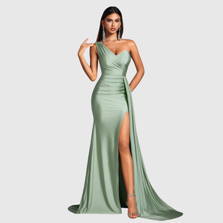 SELVYNA | ONE-SHOULDER MERMAID GOWN