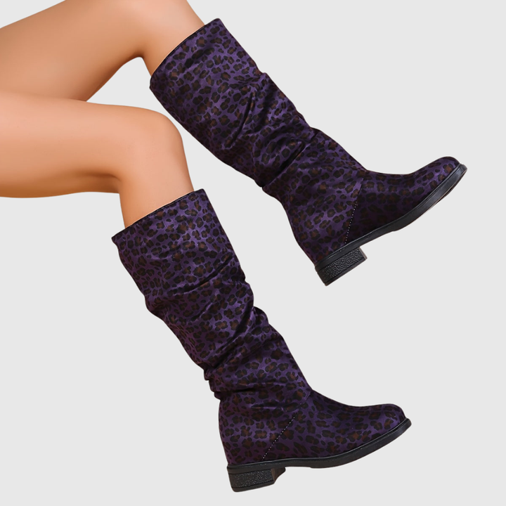 SELAH | LEOPARD MID-CALF BOOTS