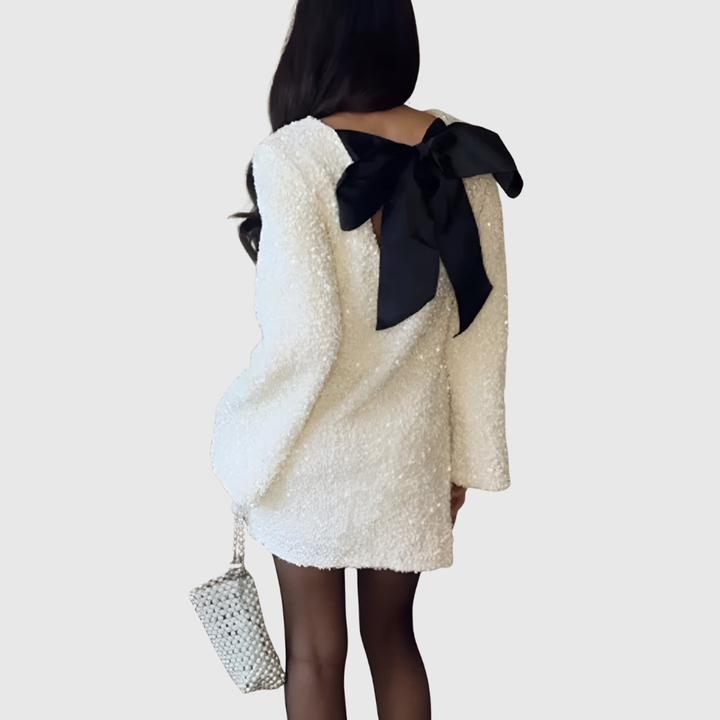 MARIBELLE | ELEGANT BOW-TIE DRESS