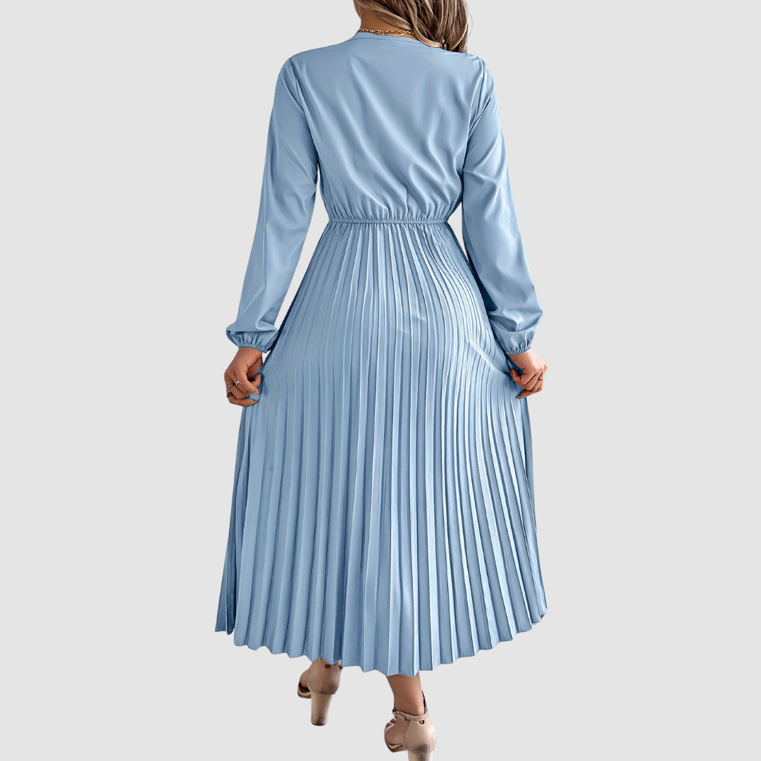 ROSALIND QUINN | LACE V-NECK A-LINE DRESS