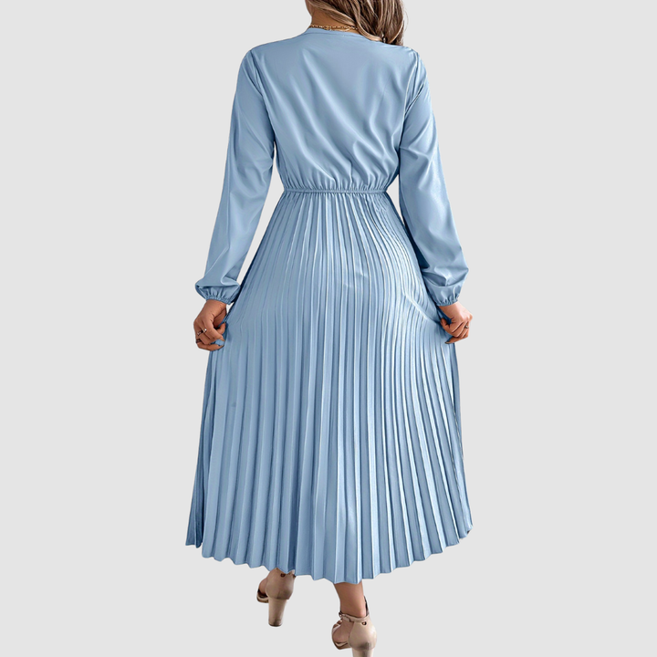 ROSALIND QUINN | LACE V-NECK A-LINE DRESS