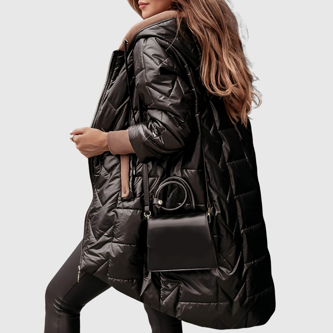ELEANOR | QUILTED HOODED COAT