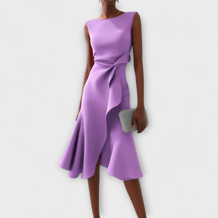 ARIANA | PLEATED MIDI DRESS