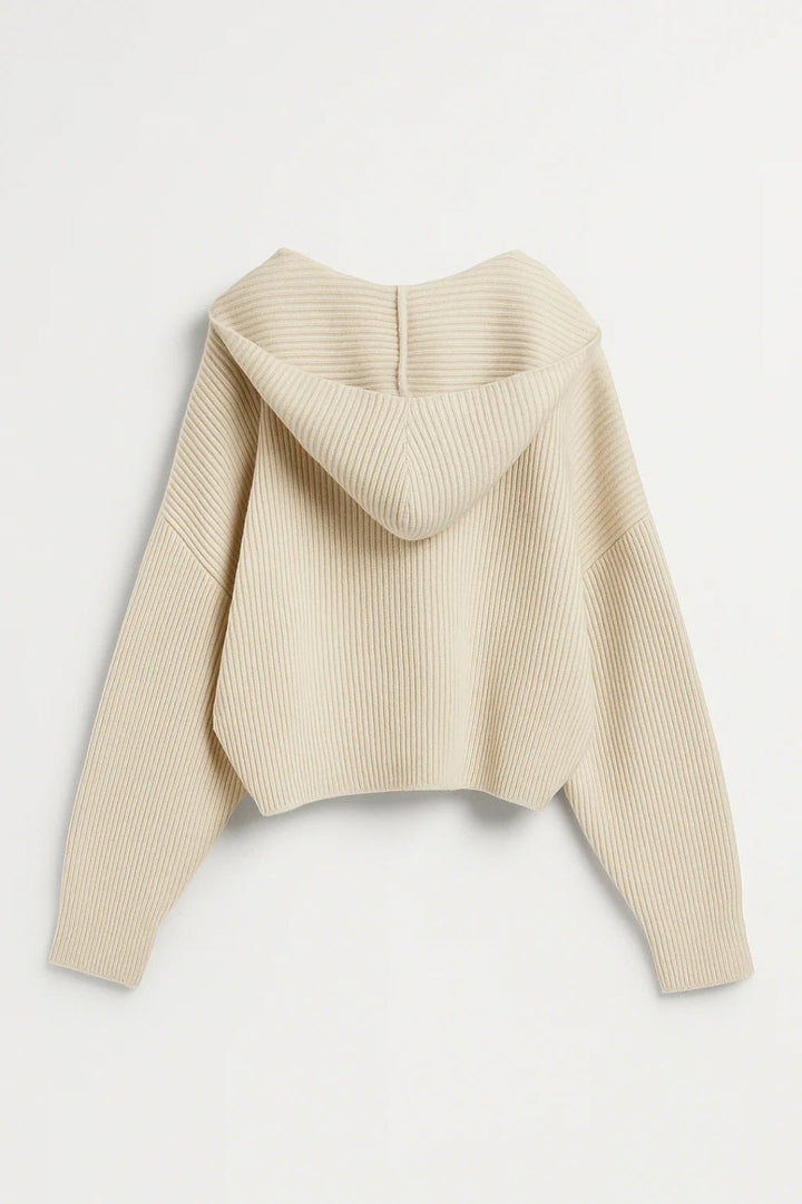 ELANORA | DEEP V-NECK KNIT CARDIGAN