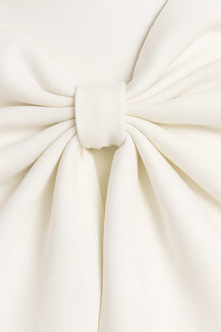 EIRLYS | SQUARE-NECK MINI DRESS WITH BACK BOW