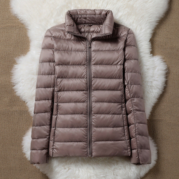 ULLA TRANSITIONAL PADDED JACKET | CHAMPAGNE