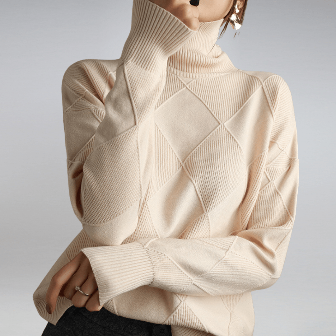 AMELINE | SOFT TURTLENECK SWEATER