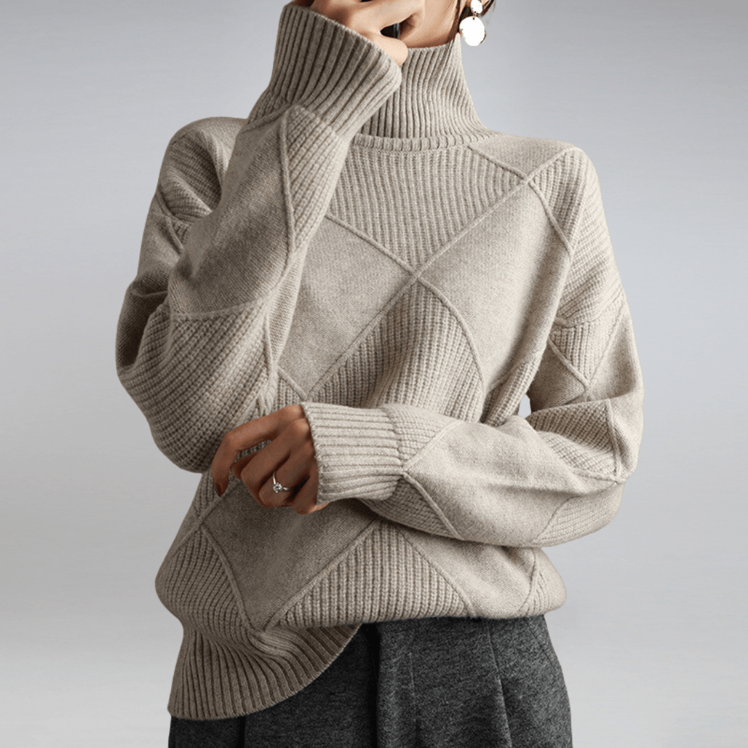 AMELINE | SOFT TURTLENECK SWEATER