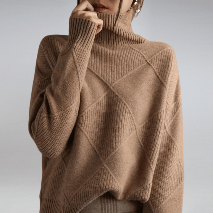 AMELINE | SOFT TURTLENECK SWEATER