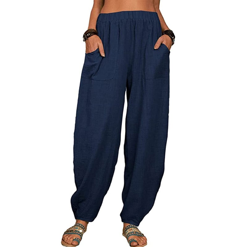 ELVIANE | CASUAL COTTON-LINEN HAREM PANTS