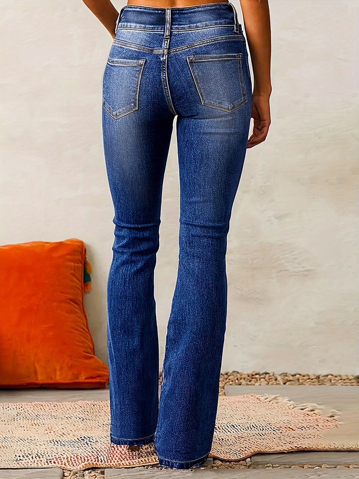 IVYRA | HIGH-WAISTED FLARED JEANS